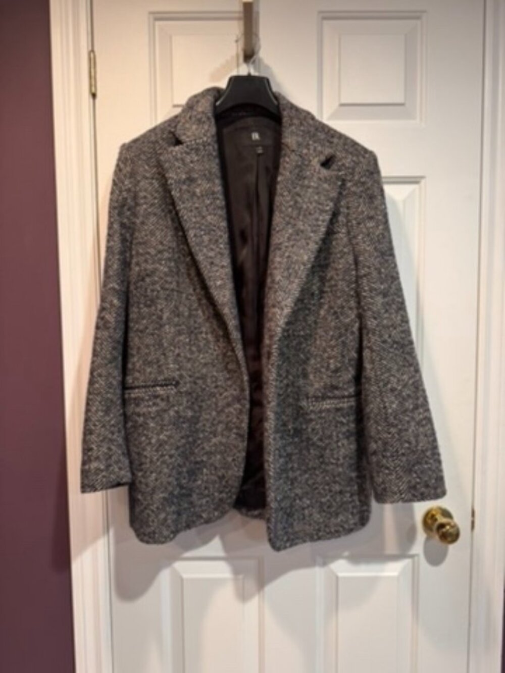 Herringbone jacket in large